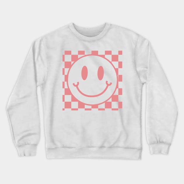 Preppy Smiley Face Crewneck Sweatshirt by Taylor Thompson Art